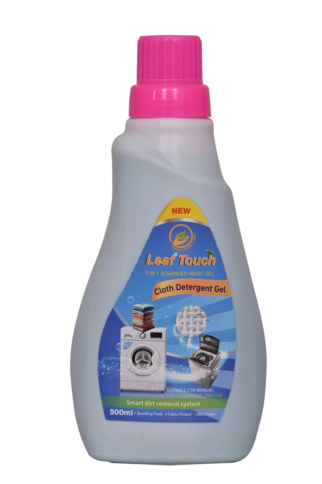 Leaf Touch 3-in-1 Advanced Matic Gel – Cloth Detergent Gel (1 Liter)