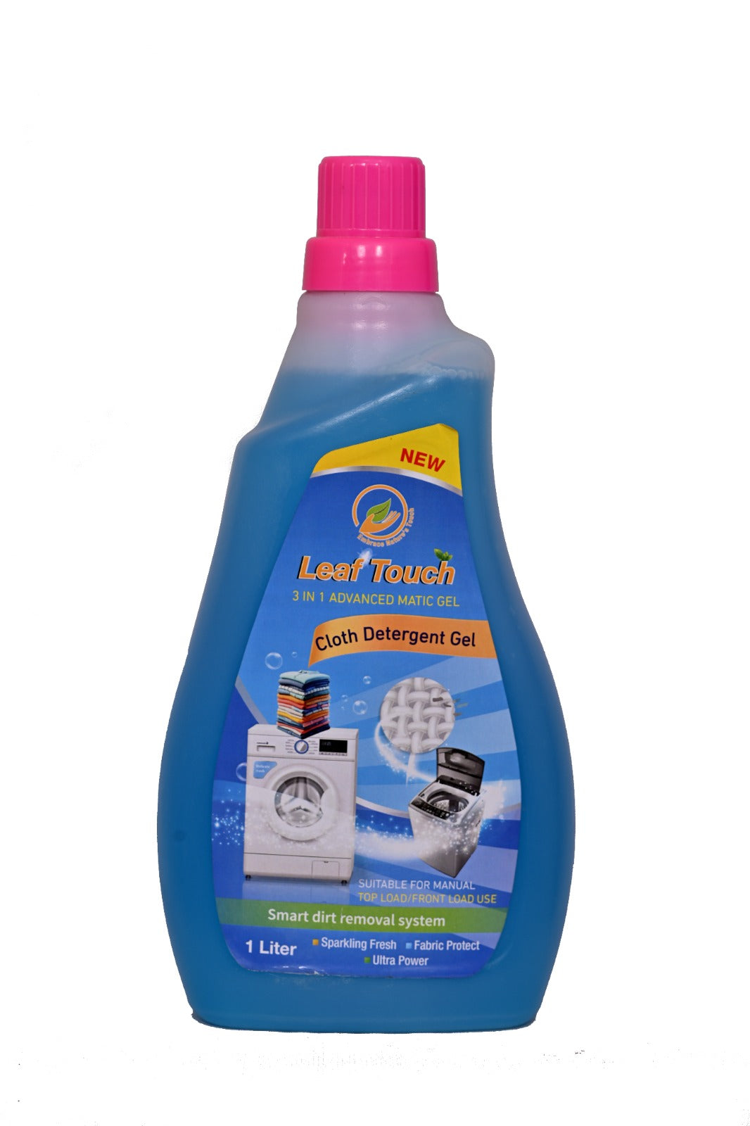 Leaf Touch 3-in-1 Advanced Matic Gel – Cloth Detergent Gel (1 Liter)