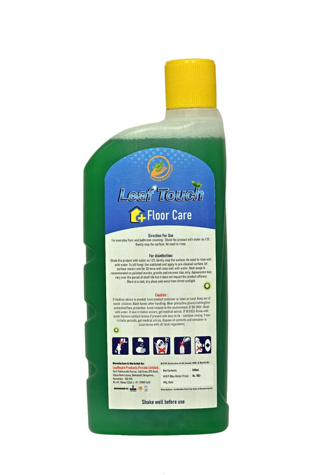 Leaf Touch 4-in-1 Floor Cleaner – Powerful Stain Removal & Hygienic Freshness