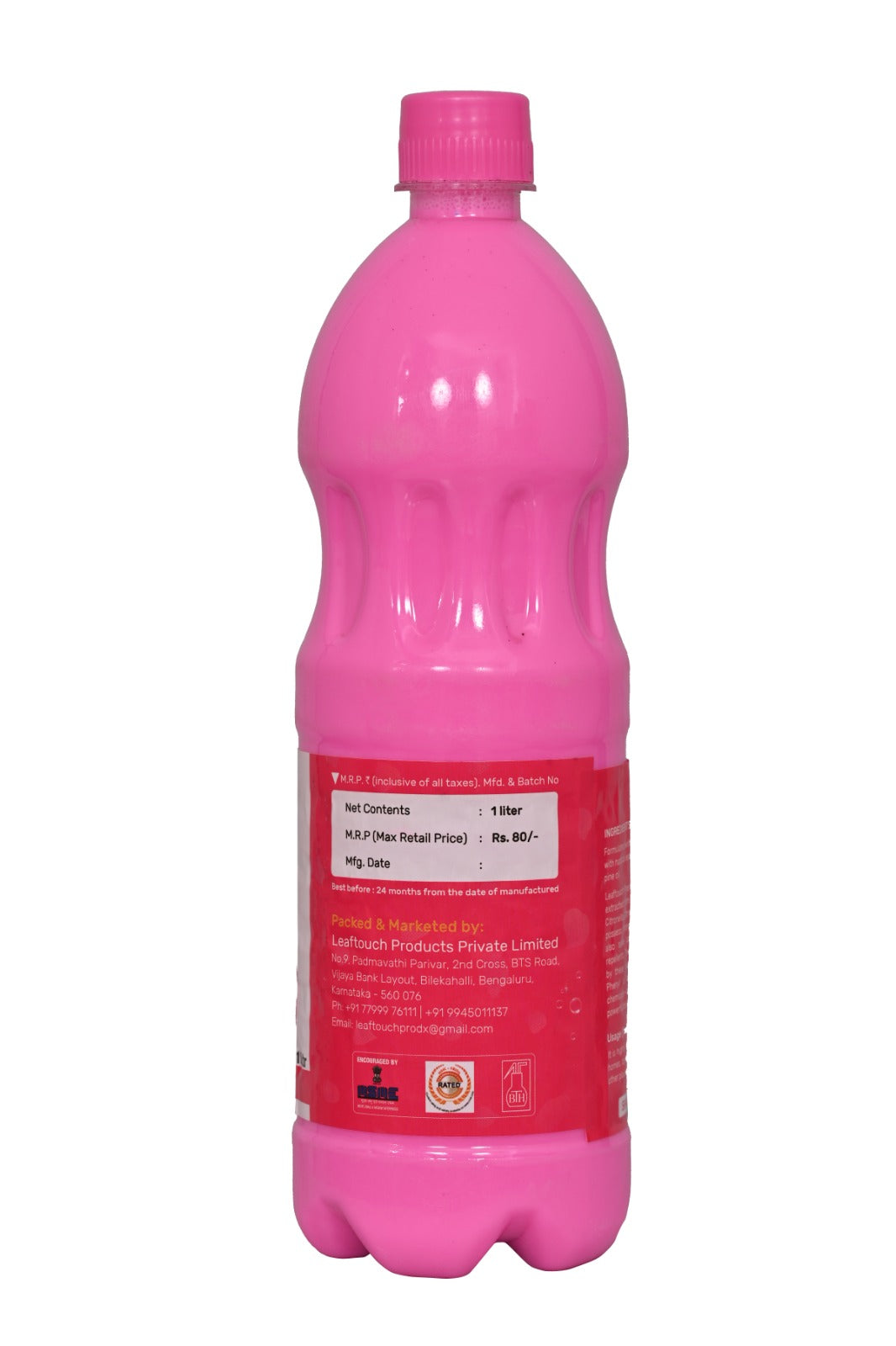 Leaf Touch Rose Deodorant Phenyl – Floral Freshness & Powerful Floor Disinfectant